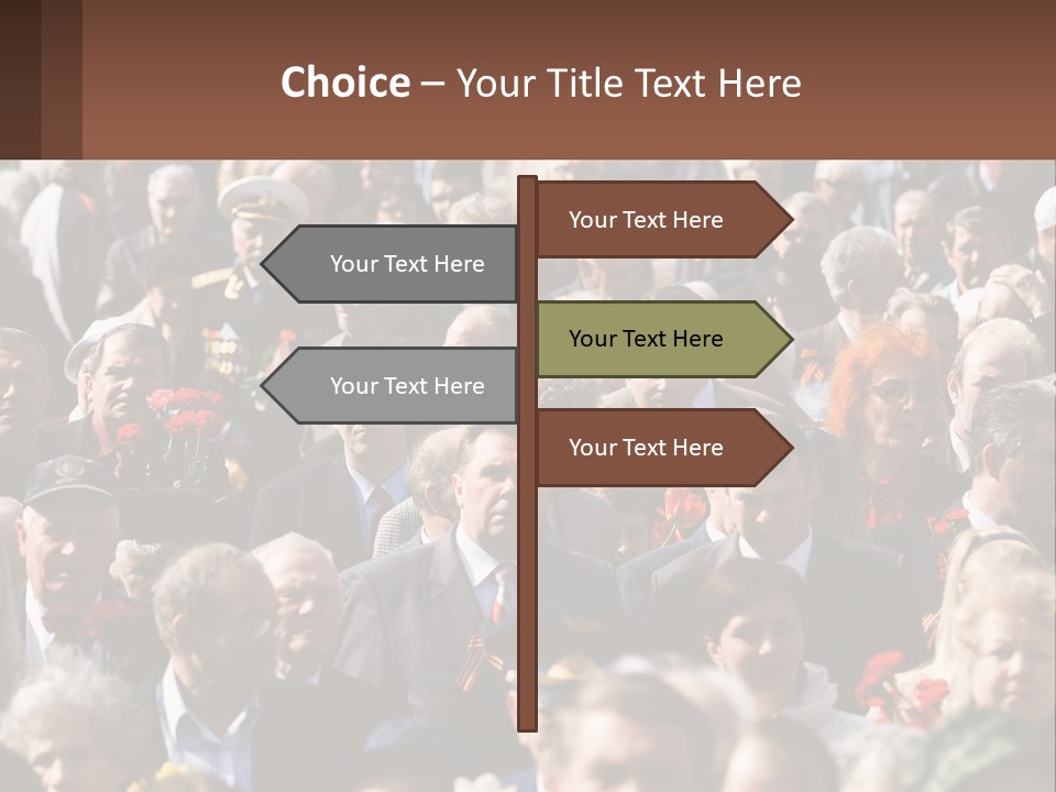 Single Mother Sunset PowerPoint Template