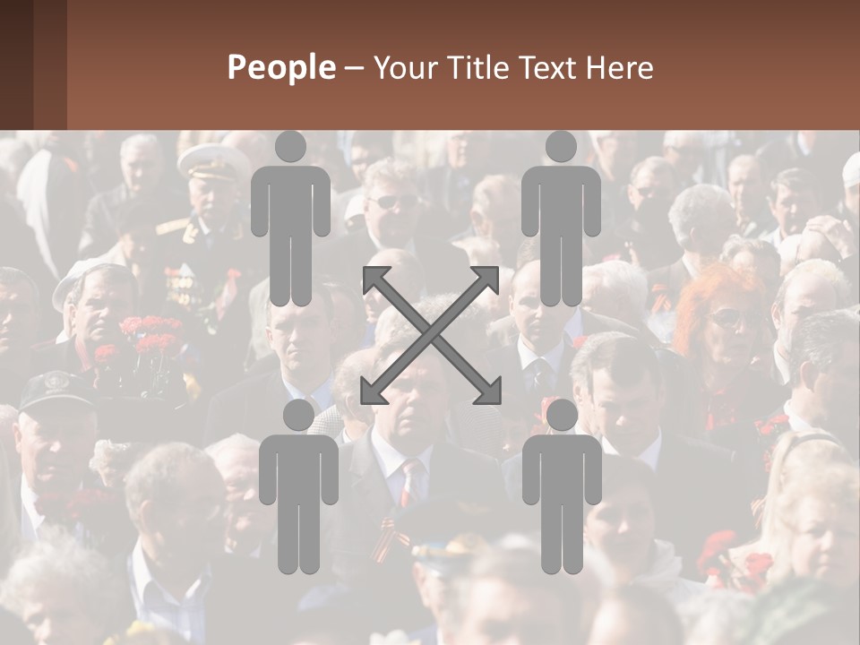 Single Mother Sunset PowerPoint Template