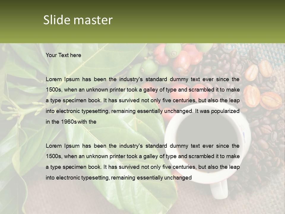 Calm Senior Wave PowerPoint Template