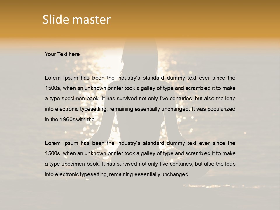 Single Senior Portrait PowerPoint Template