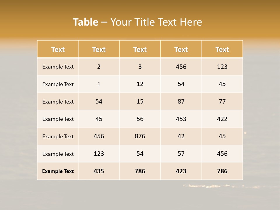 Single Senior Portrait PowerPoint Template