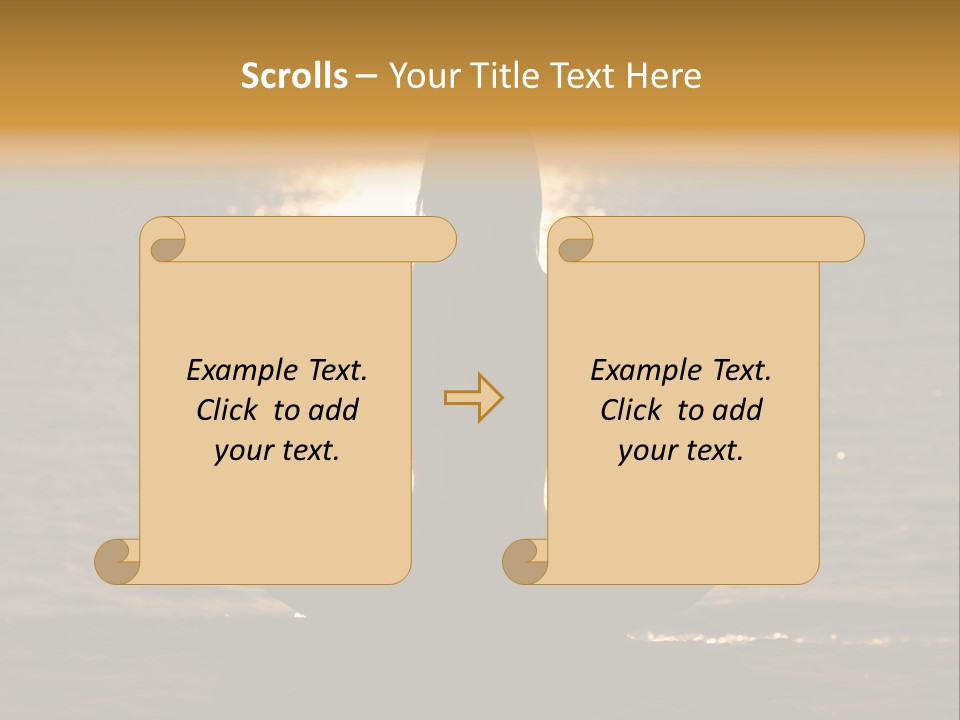 Single Senior Portrait PowerPoint Template