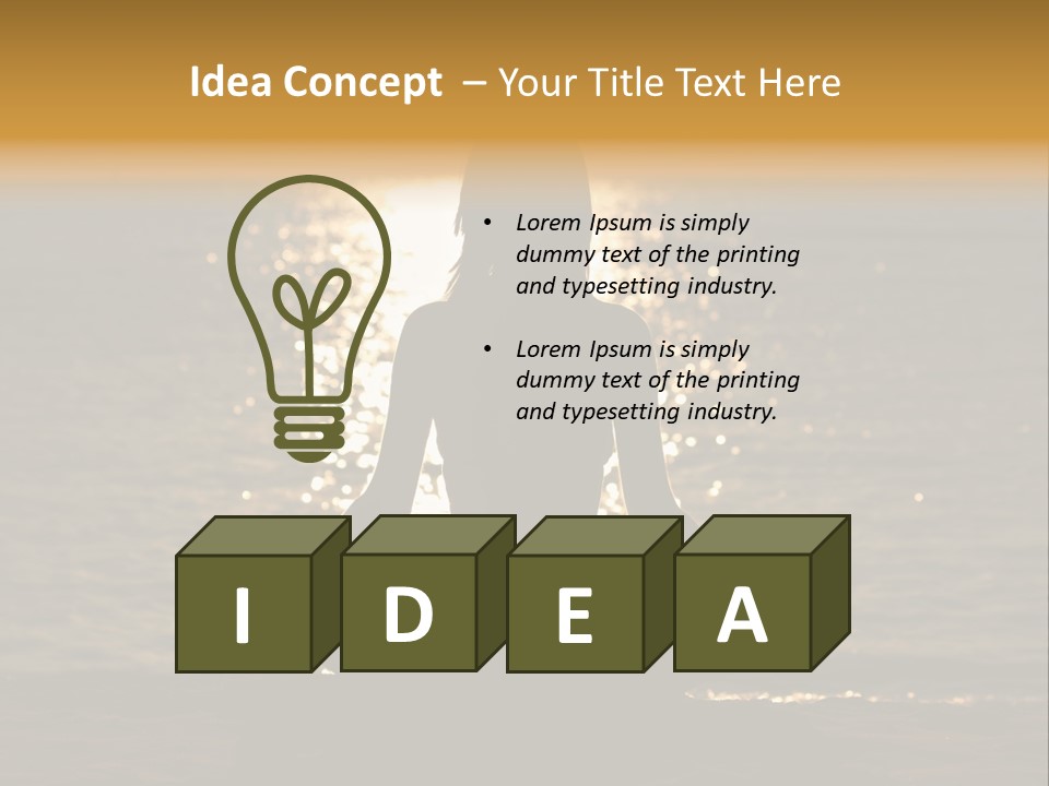 Single Senior Portrait PowerPoint Template