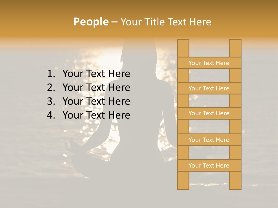 Single Senior Portrait PowerPoint Template