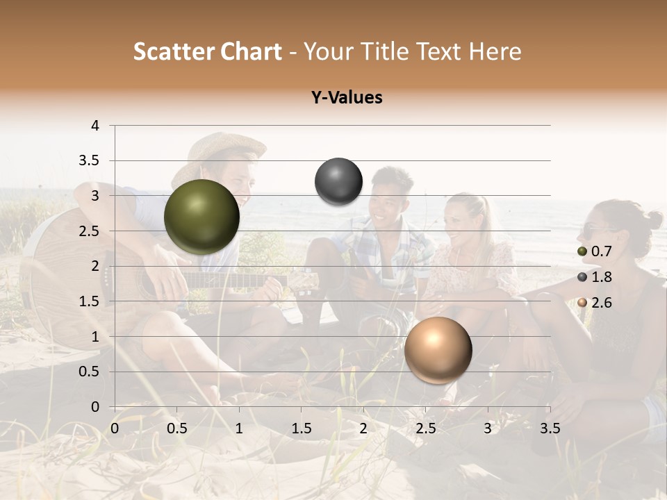 Single Coastal Sunset PowerPoint Template
