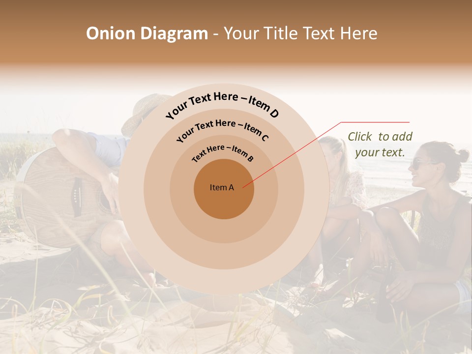 Single Coastal Sunset PowerPoint Template