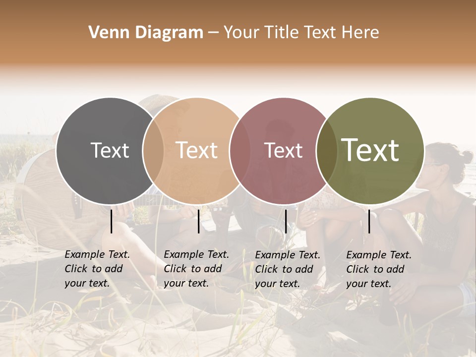 Single Coastal Sunset PowerPoint Template