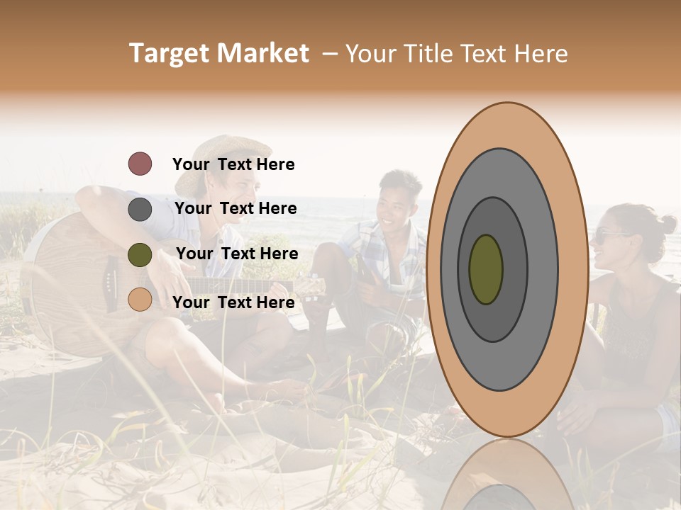 Single Coastal Sunset PowerPoint Template