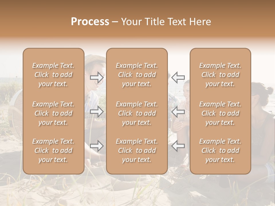 Single Coastal Sunset PowerPoint Template