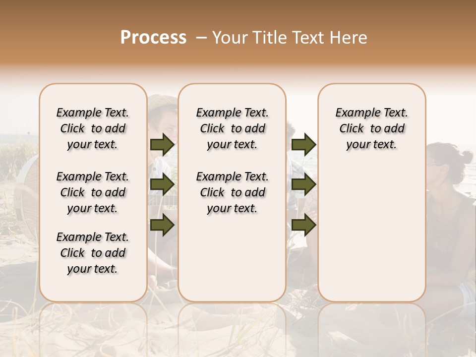 Single Coastal Sunset PowerPoint Template
