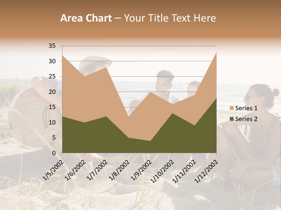 Single Coastal Sunset PowerPoint Template