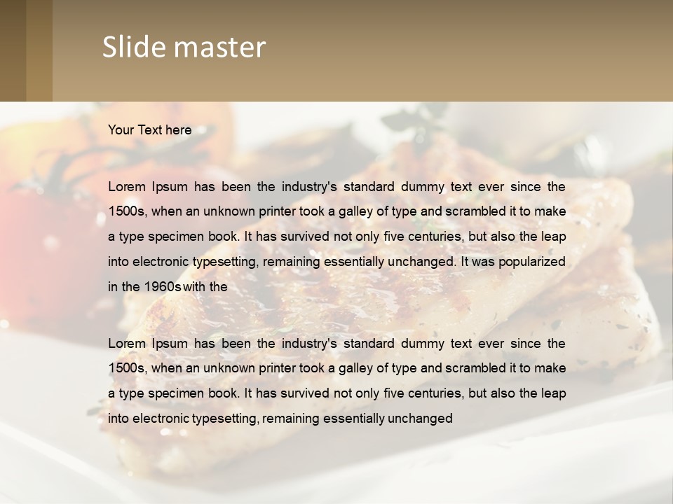 Elderly Wave Life PowerPoint Template