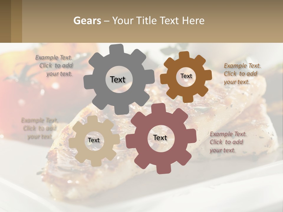 Elderly Wave Life PowerPoint Template