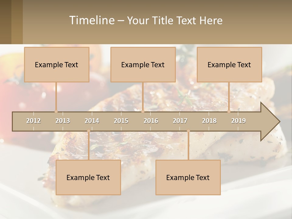 Elderly Wave Life PowerPoint Template