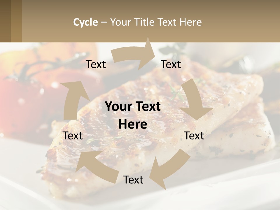 Elderly Wave Life PowerPoint Template