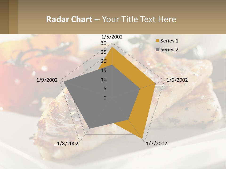 Elderly Wave Life PowerPoint Template