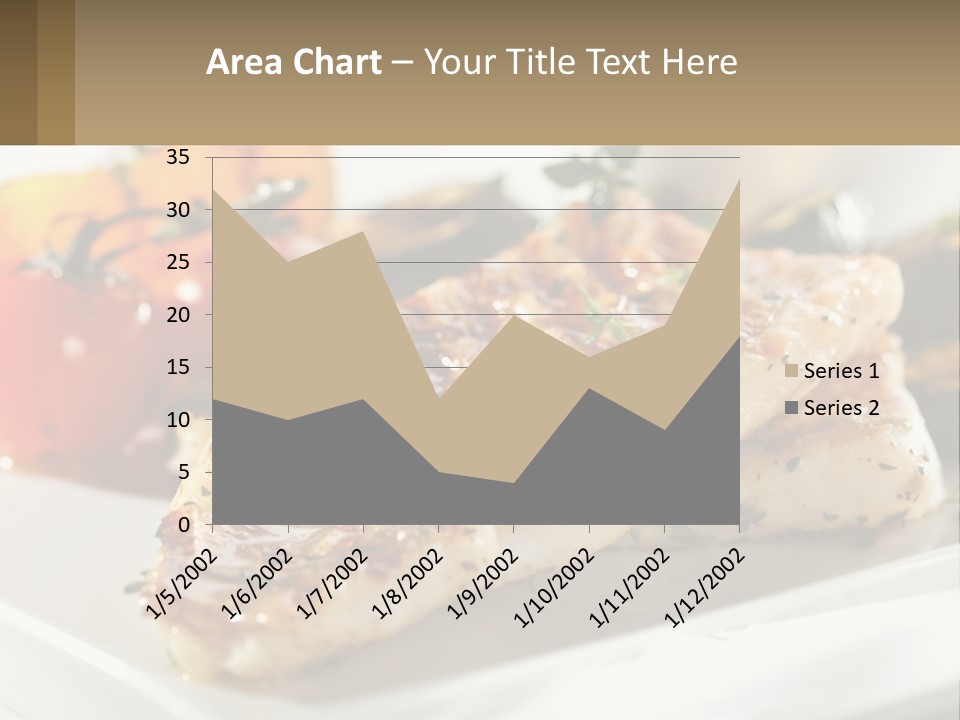 Elderly Wave Life PowerPoint Template