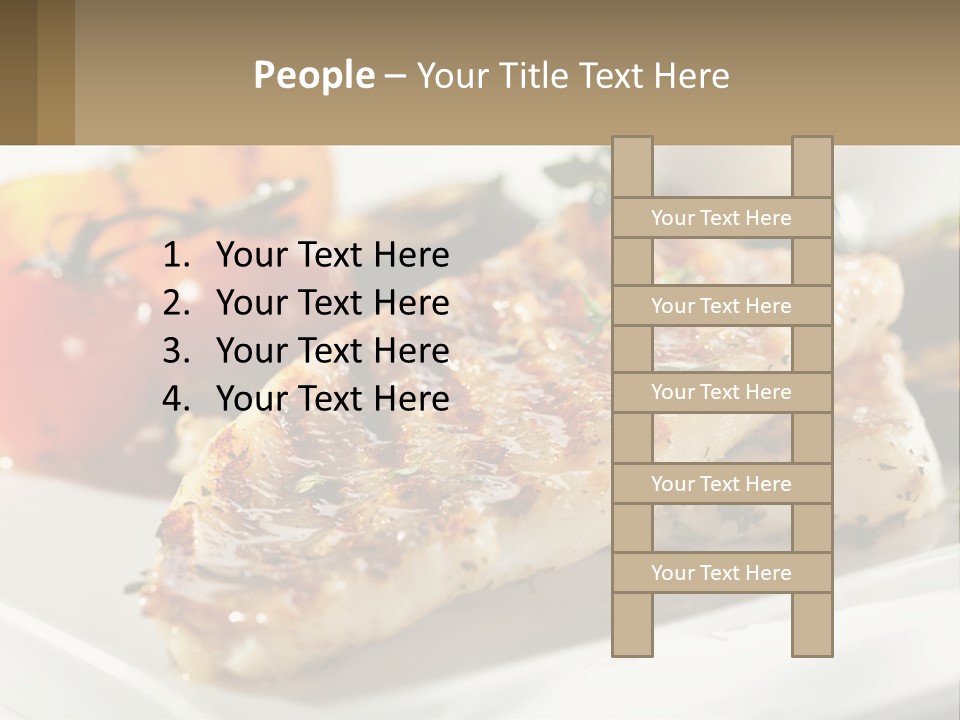 Elderly Wave Life PowerPoint Template