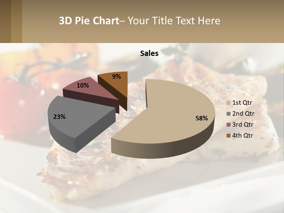 Elderly Wave Life PowerPoint Template