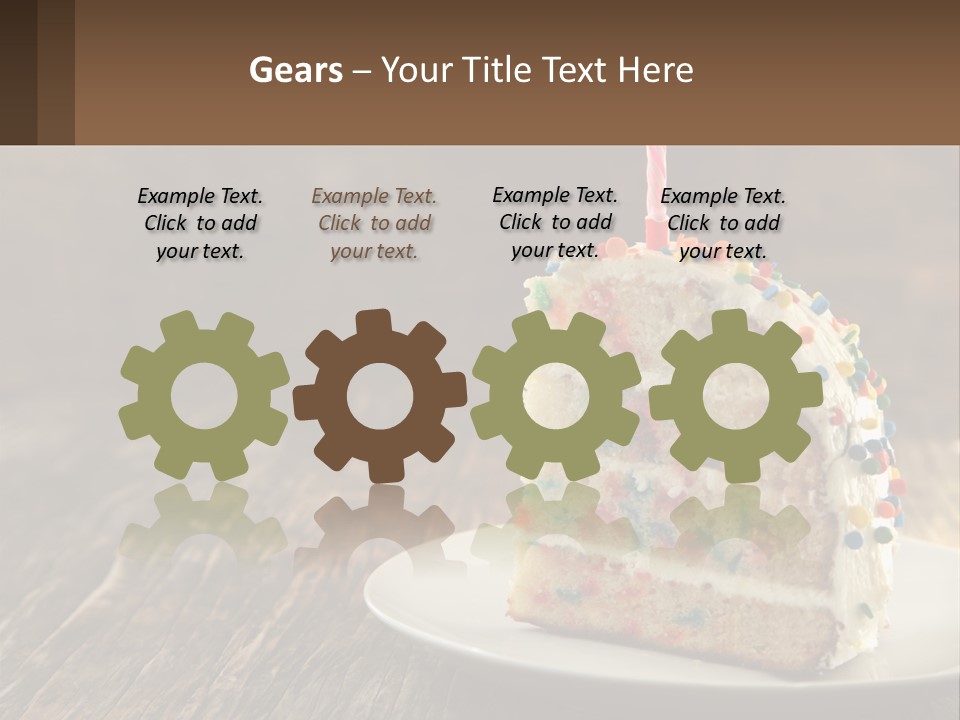 Peaceful Coast Mother PowerPoint Template