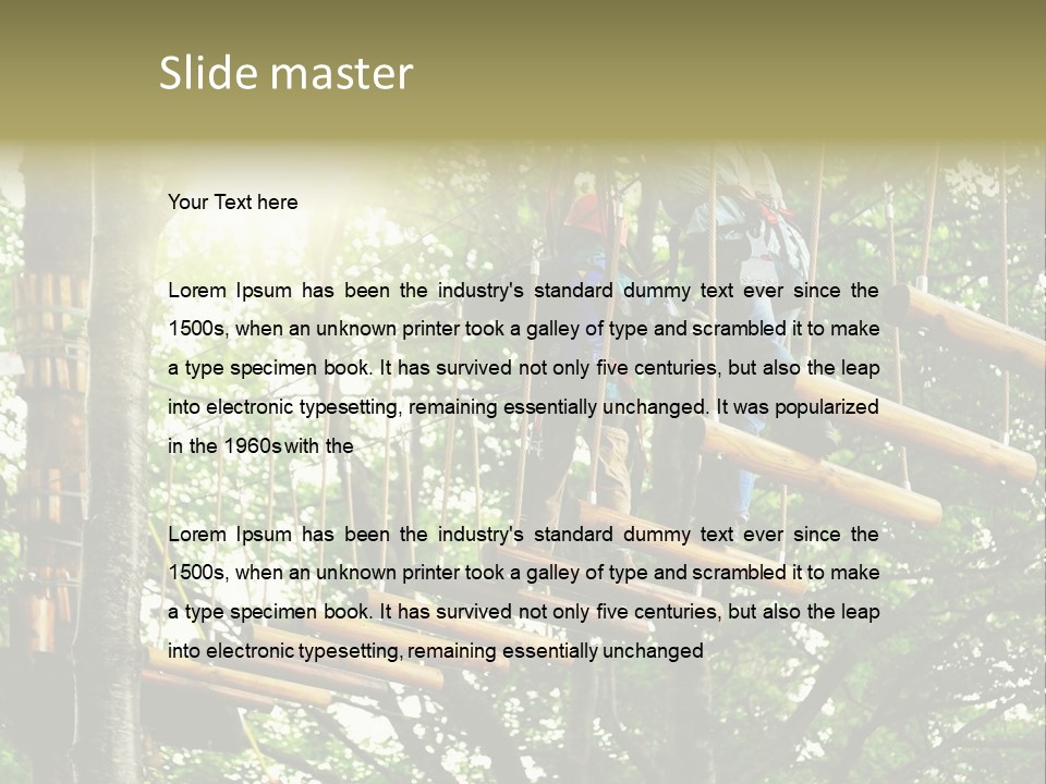 Coastal Old Calm PowerPoint Template