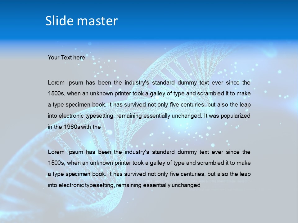 Sea Calm Beach PowerPoint Template