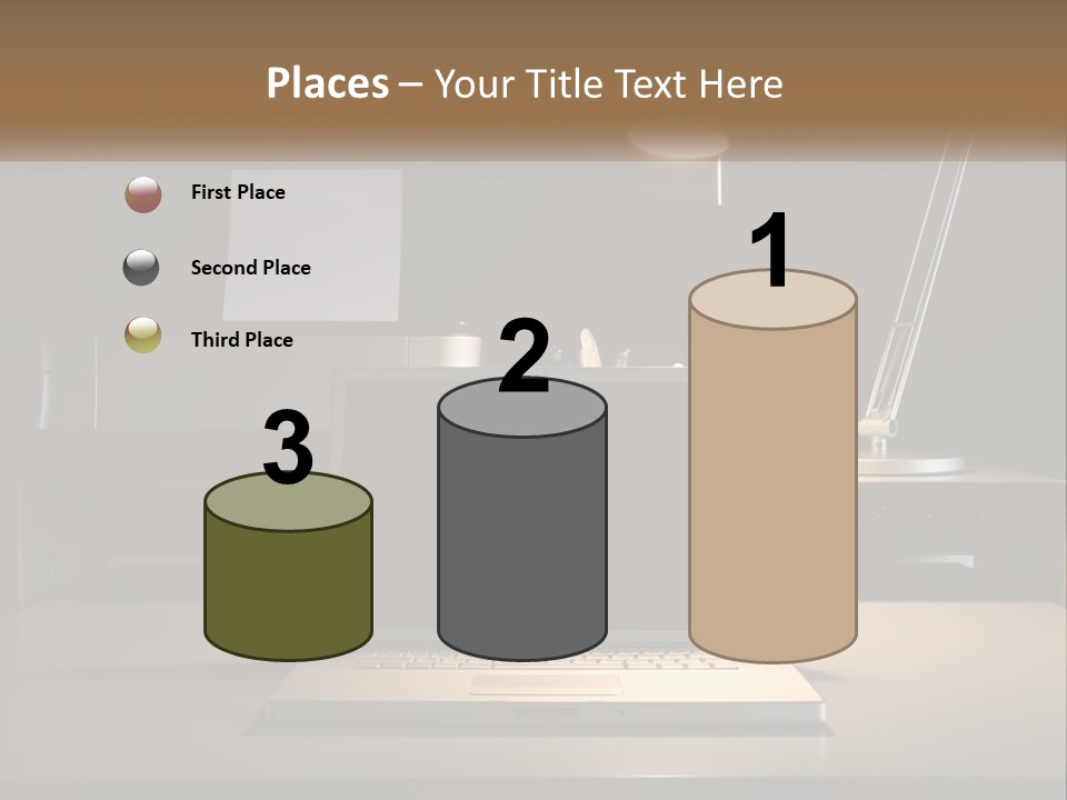 Standing Parent Family PowerPoint Template