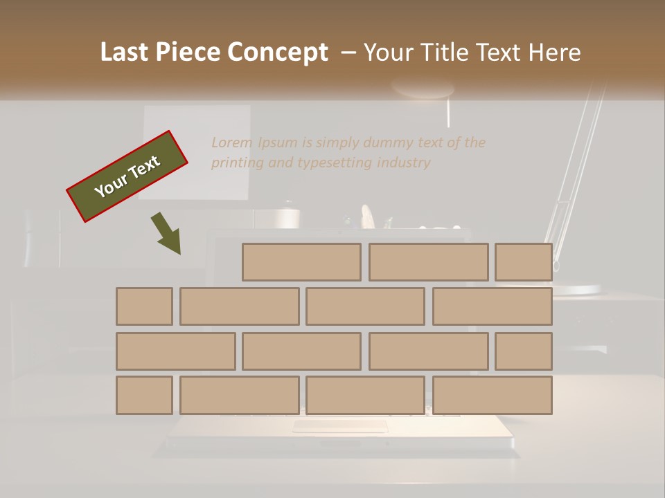 Standing Parent Family PowerPoint Template