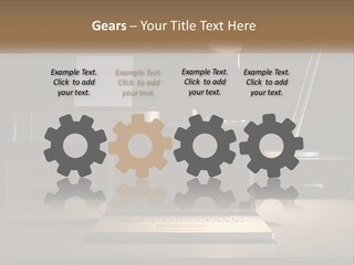 Standing Parent Family PowerPoint Template