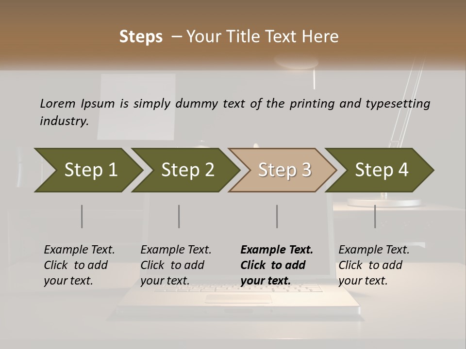 Standing Parent Family PowerPoint Template