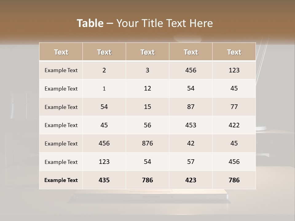 Standing Parent Family PowerPoint Template