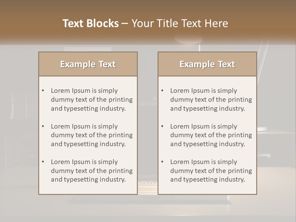 Standing Parent Family PowerPoint Template