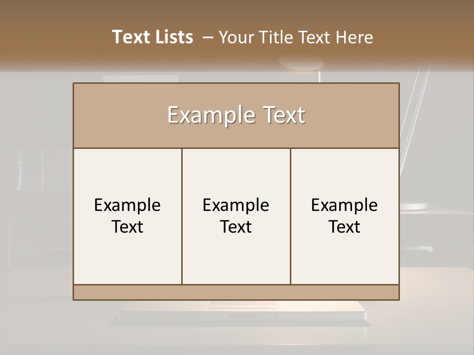 Standing Parent Family PowerPoint Template