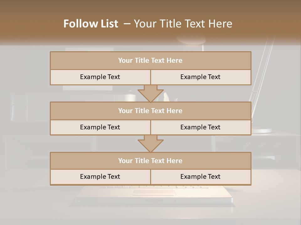 Standing Parent Family PowerPoint Template