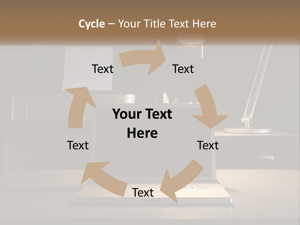 Standing Parent Family PowerPoint Template