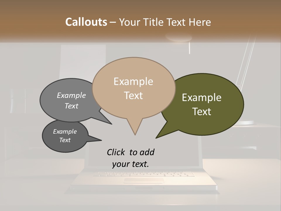 Standing Parent Family PowerPoint Template