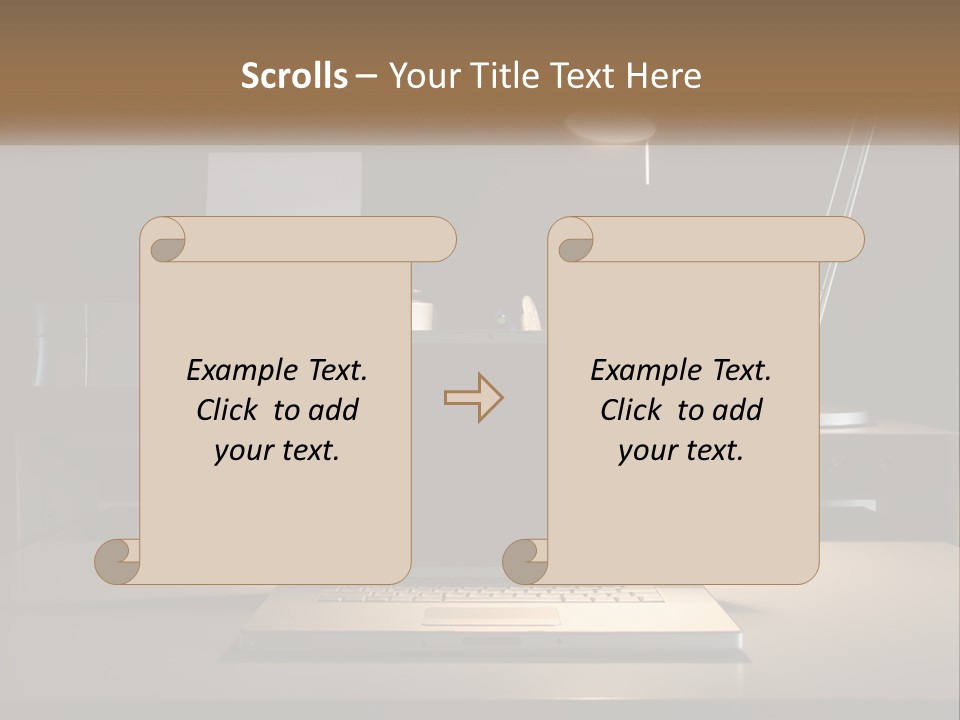 Standing Parent Family PowerPoint Template