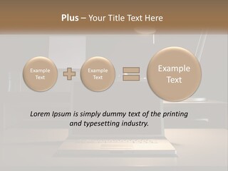 Standing Parent Family PowerPoint Template