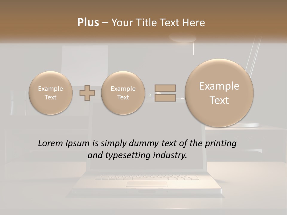 Standing Parent Family PowerPoint Template