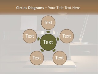 Standing Parent Family PowerPoint Template