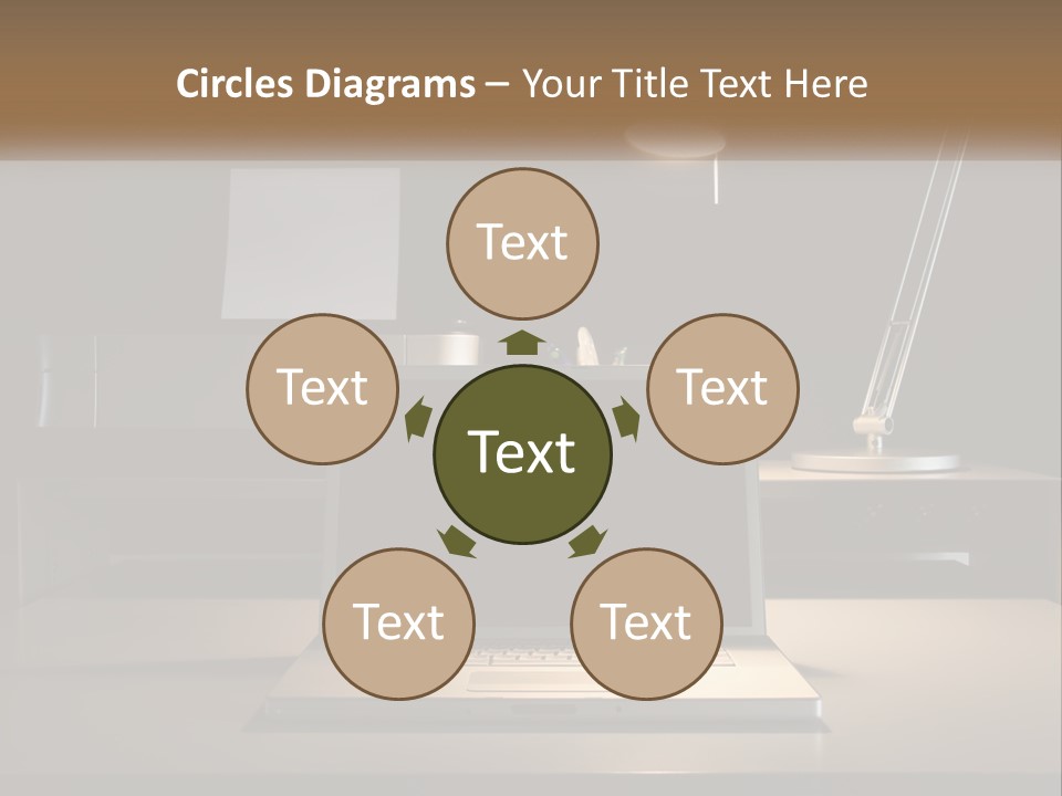 Standing Parent Family PowerPoint Template