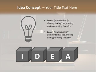 Standing Parent Family PowerPoint Template