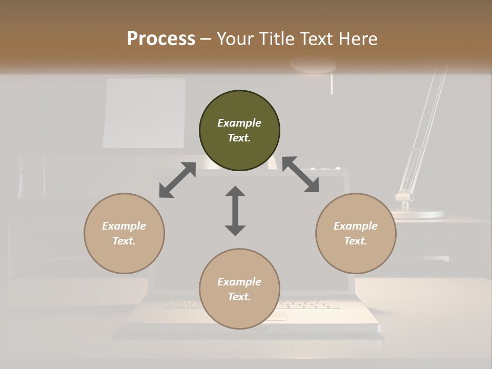 Standing Parent Family PowerPoint Template