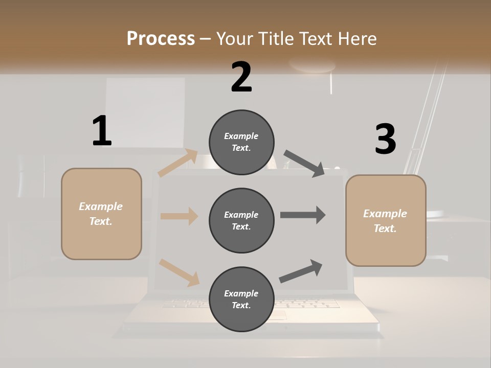 Standing Parent Family PowerPoint Template