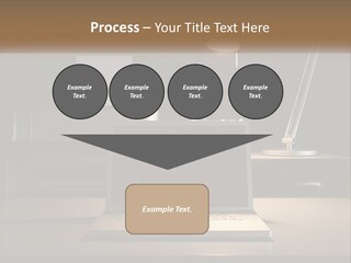 Standing Parent Family PowerPoint Template