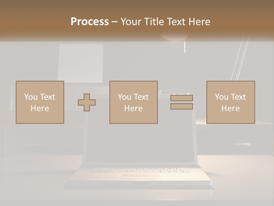 Standing Parent Family PowerPoint Template