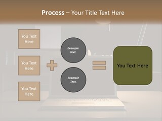Standing Parent Family PowerPoint Template