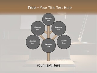 Standing Parent Family PowerPoint Template