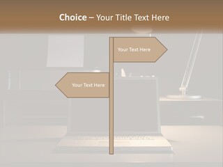 Standing Parent Family PowerPoint Template