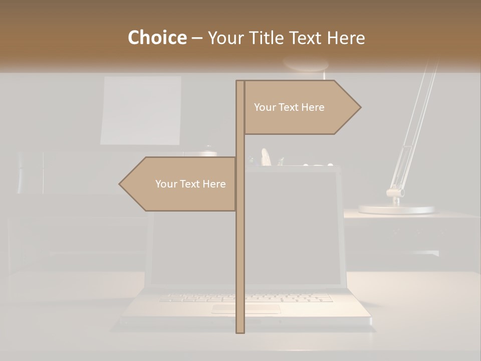 Standing Parent Family PowerPoint Template